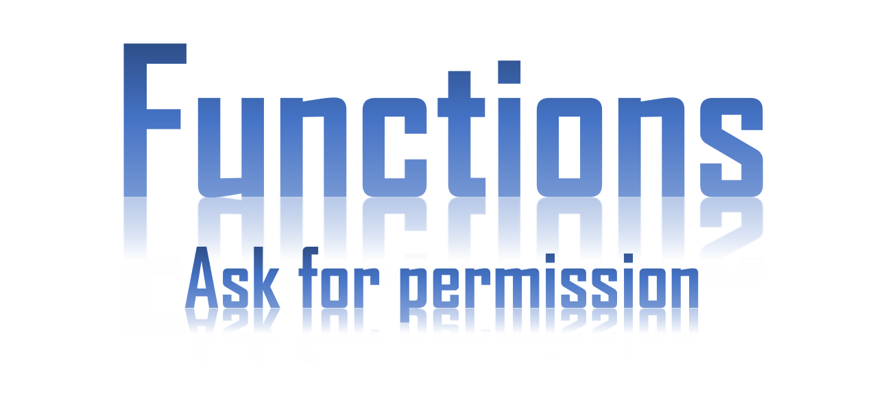 Asking for Permission